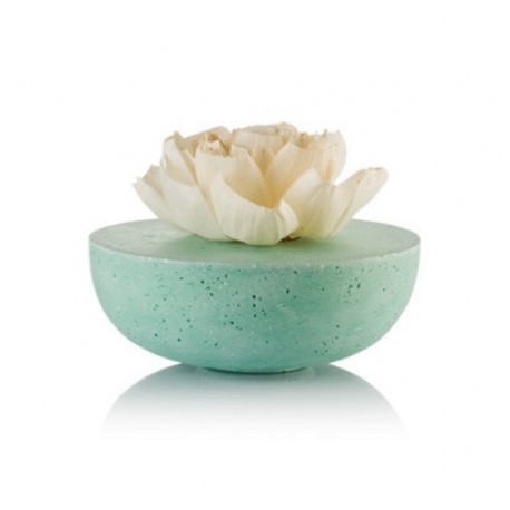 Kvapų Difuzorius "Bowl" žalia 20 cm, su gėle 15 cm 